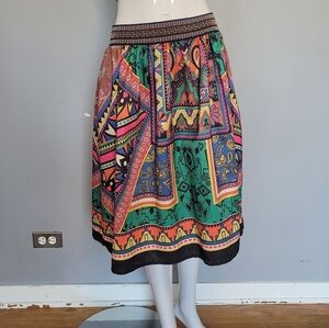 Flying Tomato Tribal Print Circle Skirt, VGUC, Size S